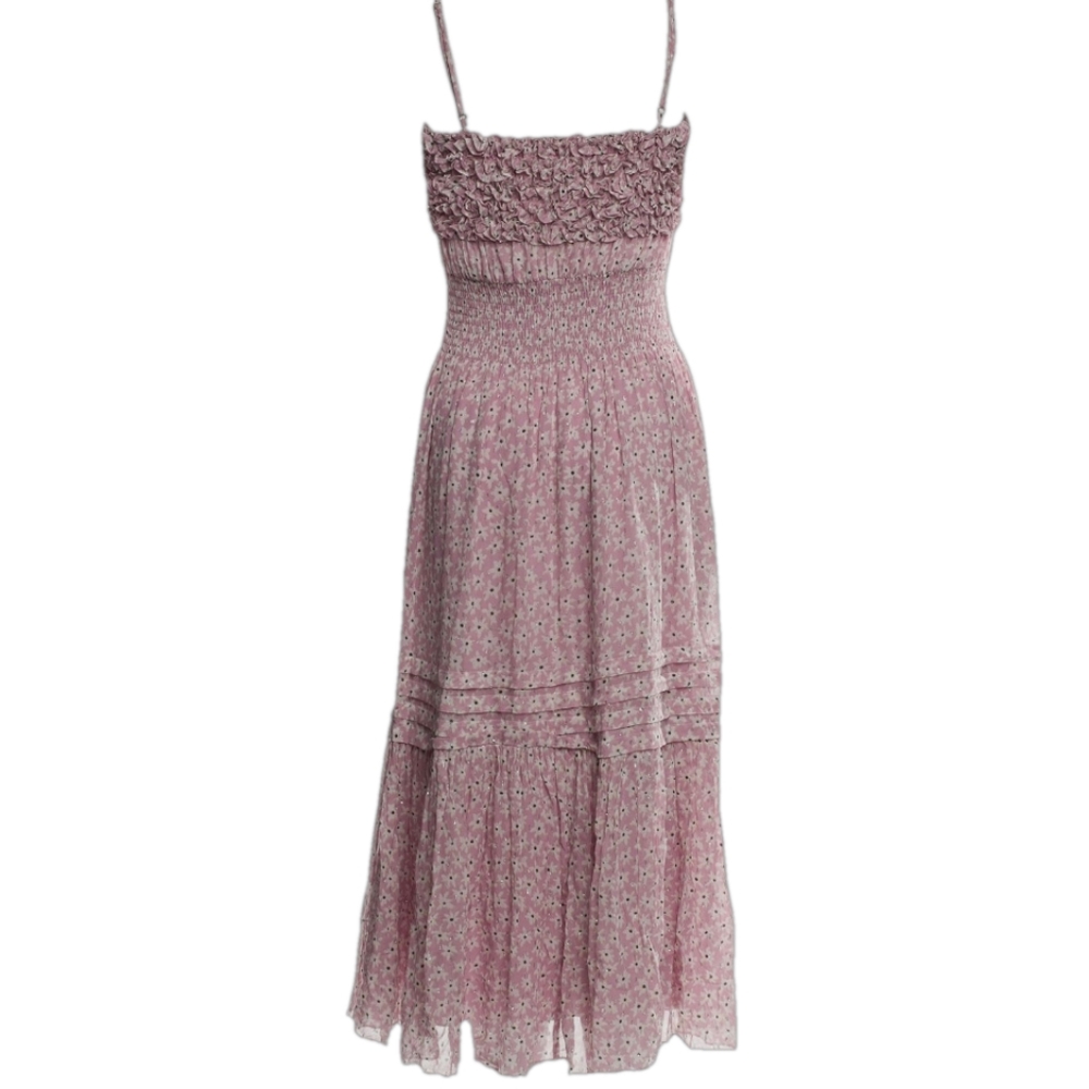 Rebecca Taylor Sleeveless Star Flower Smock Dress - Picture 3 of 5